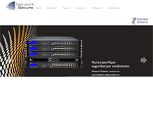 Tablet Screenshot of networksecure.com.sv